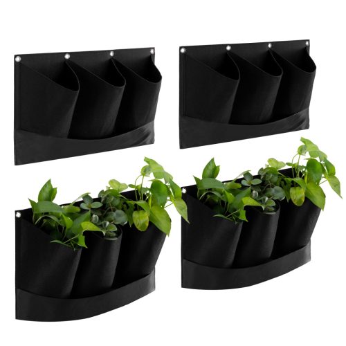 Set 4 Ghivece suspendate pentru balustrada Navaris, 45x30 cm, 55923.01
