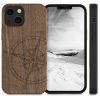 Husa iPhone 13 Mini, Lemn, Maro, 55936.01