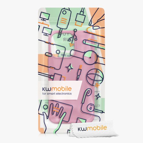 Husa iPhone 13 Pro, Silicon, Roz, 55962.212