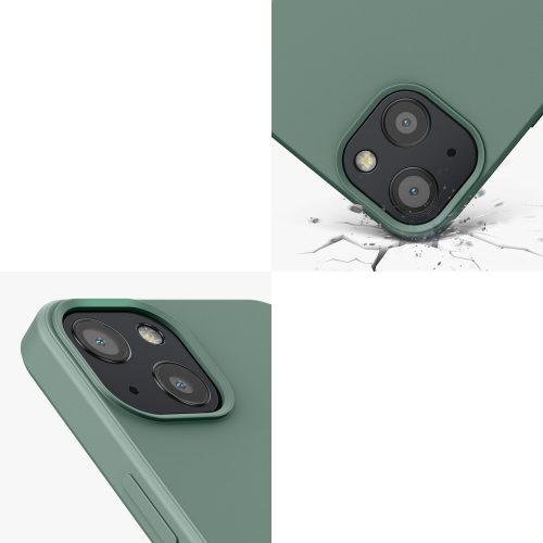 Husa iPhone 13, Silicon, Verde, 55948.166