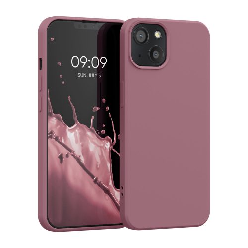 Husa iPhone 13, Silicon, Roz, 55948.167