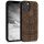 Husa iPhone 12 / iPhone 12 Pro, Lemn, Maro, 52734.05