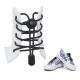 Set 2 sireturi reglabile Kwmobile, Negru/Alb , Poliester, 55998.01