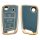 Husa Cheie Auto pentru VW / Skoda / Seat - 3 Butoane, kwmobile, Silicon, Albastru / Gold, 56006.03