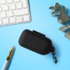 Husa pentru casti Sennheiser CX True Wireless, Kwmobile, Negru, Silicon, 55991.01