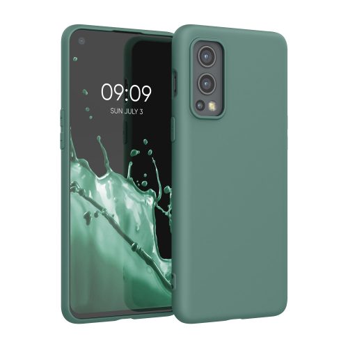 Husa OnePlus Nord 2 5G, Silicon, Verde, 56036.166