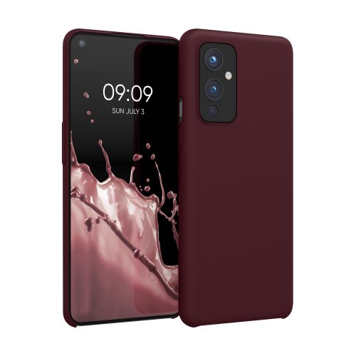 Husa OnePlus 9, Silicon, Rosu, 56040.190