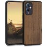 Husa OnePlus 9, Lemn, Maro, 56039.18