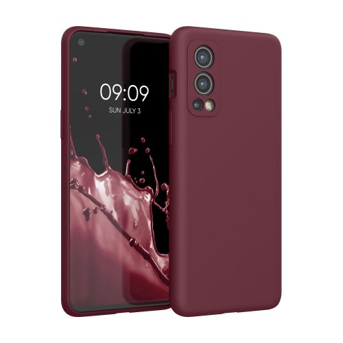 Husa OnePlus Nord 2 5G, Silicon, Rosu, 56070.190