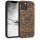 Husa iPhone 12 / iPhone 12 Pro, Lemn, Maro, 52734.06