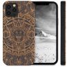 Husa iPhone 12 / iPhone 12 Pro, Lemn, Maro, 52734.06