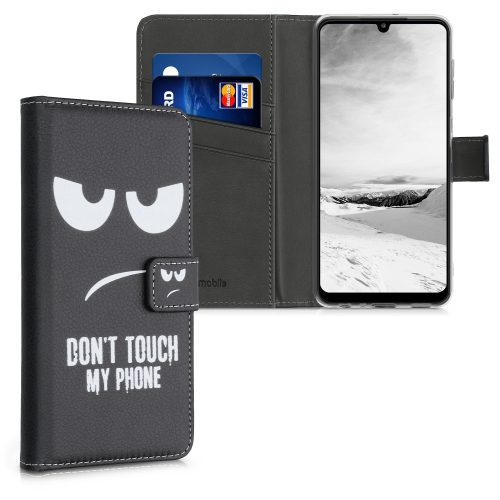 Husa Samsung Galaxy A22, Piele ecologica, Negru, 55496.04