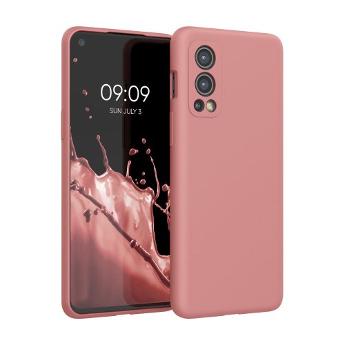 Husa OnePlus Nord 2 5G, Silicon, Roz, 56070.193
