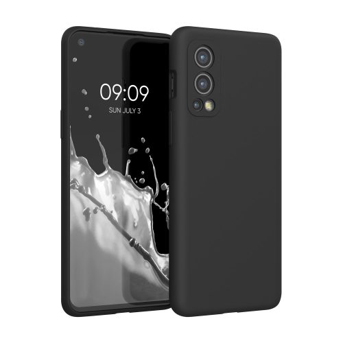 Husa OnePlus Nord 2 5G, Silicon, Negru, 56070.01