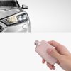 Husa Cheie Auto pentru Renault / Dacia - 4 Butoane - Keyless Go, kwmobile, Piele naturala, Roz, 54669.02