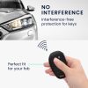 Husa Cheie Auto pentru Alfa Romeo - 3 Butoane, kwmobile, Silicon, Negru / Rosu, 53855.03