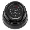 Camera de supraveghere falsa cu lumini LED intermitente, Kwmobile, Negru, Plastic, 47595.01