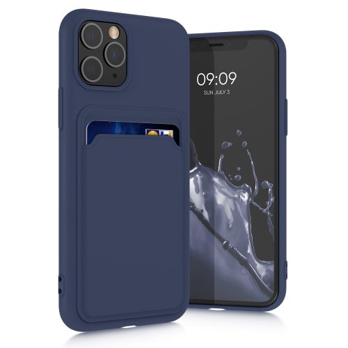 Husa Apple iPhone 11 Pro, Silicon, Albastru, 55115.17