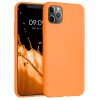 Husa Apple iPhone 11 Pro Max, Silicon, Portocaliu, 49789.150