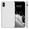 Husa Apple iPhone X / iPhone XS, Silicon, Alb, 42492.02