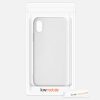 Husa Apple iPhone X / iPhone XS, Silicon, Alb, 42492.02