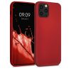 Husa iPhone 12 / iPhone 12 Pro, Silicon, Rosu, 56114.36