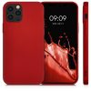 Husa iPhone 12 / iPhone 12 Pro, Silicon, Rosu, 56114.36