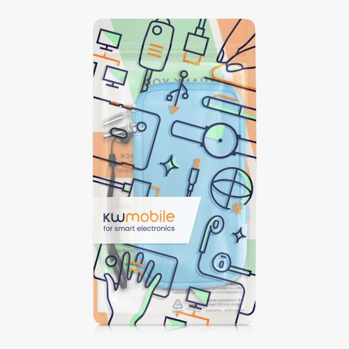 Husa Universala telefon XL - 6,8 inch, Neopren, Albastru, 46188.4.23