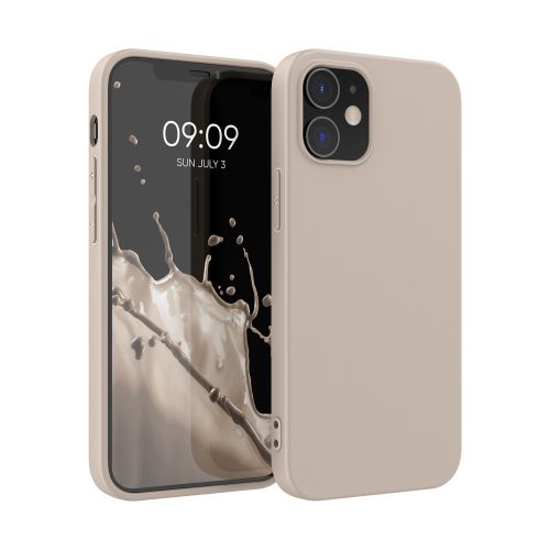 Husa Apple iPhone 12 / iPhone 12 Pro, Silicon, Crem, 53938.96