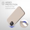 Husa Apple iPhone 12 / iPhone 12 Pro, Silicon, Crem, 53938.96