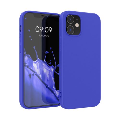 Husa Apple iPhone 12 / iPhone 12 Pro, Silicon, Albastru, 53938.134
