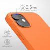 Husa Apple iPhone 12 / iPhone 12 Pro, Silicon, Portocaliu, 53938.150