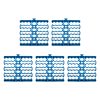 Set 5 Organizatoare pentru cabluri, Kwmobile, Albastru, ABS, 56124.04.05