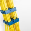 Set 5 Organizatoare pentru cabluri, Kwmobile, Albastru, ABS, 56124.04.05