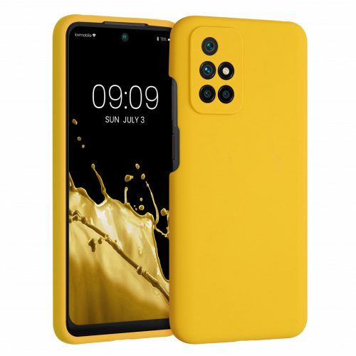 Husa Xiaomi Redmi 10, Silicon, Galben, 56153.143