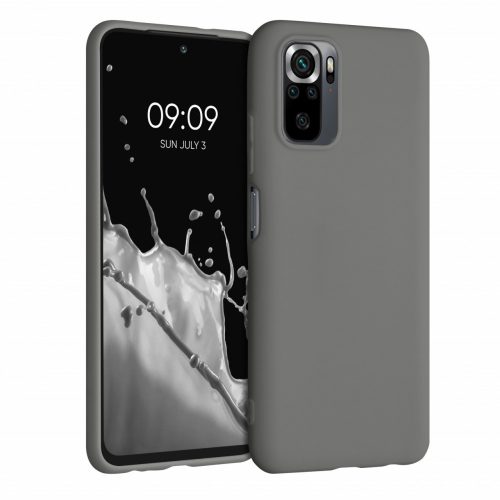 Husa Xiaomi Redmi Note 10 / Redmi Note 10S, Silicon, Gri, 54541.155