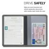 Husa pentru documente auto, Kwmobile, Gri, Piele ecologica, 50103.155