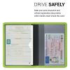Husa pentru documente auto, Kwmobile, Verde, Piele ecologica, 50103.159