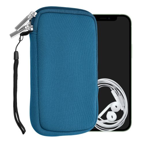 Husa Universala telefon M - 5,5 inch, Neopren, Albastru, 46188.2.145