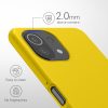 Husa Xiaomi Mi 11 Lite 5G, Silicon, Galben, 54730.165