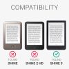 Husa pentru Tolino Shine 3, Piele ecologica, Gri, kwmobile, 50227.03