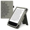 Husa pentru PocketBook Touch Lux 5 / Touch Lux 4 / Touch HD 3, Piele ecologica, Gri, kwmobile, 54817.06