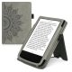 Husa pentru PocketBook Touch Lux 5 / Touch Lux 4 / Touch HD 3, Piele ecologica, Gri, kwmobile, 54817.06