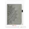 Husa pentru PocketBook Touch Lux 5 / Touch Lux 4 / Touch HD 3, Piele ecologica, Gri, kwmobile, 54817.06