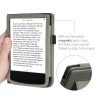 Husa pentru PocketBook Touch Lux 5 / Touch Lux 4 / Touch HD 3, Piele ecologica, Gri, kwmobile, 54817.05