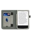 Husa pentru PocketBook Touch Lux 5 / Touch Lux 4 / Touch HD 3, Piele ecologica, Gri, kwmobile, 54817.05