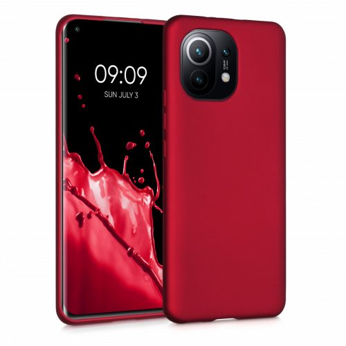 Husa Xiaomi Mi 11, Silicon, Rosu, 54189.36