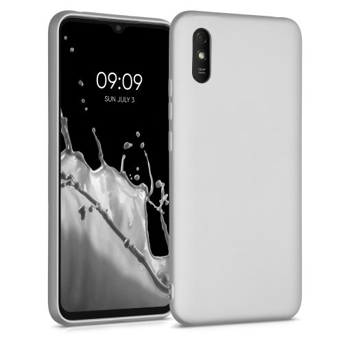 Husa Xiaomi Redmi 9A, Silicon, Silver, 53271.67