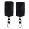 Husa Cheie Auto pentru Renault / Dacia - 4 Butoane - Keyless Go, kwmobile, Piele ecologica, Negru, 44135.91