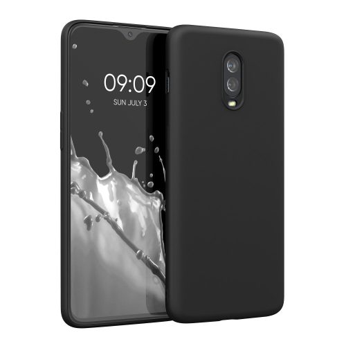 Husa OnePlus 6T, Silicon, Negru, 55347.01